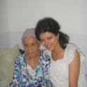 Waad  Kahouli '10 With An Elderly Resident At The Nursing Home She Visited In The Town Of  Gafsa